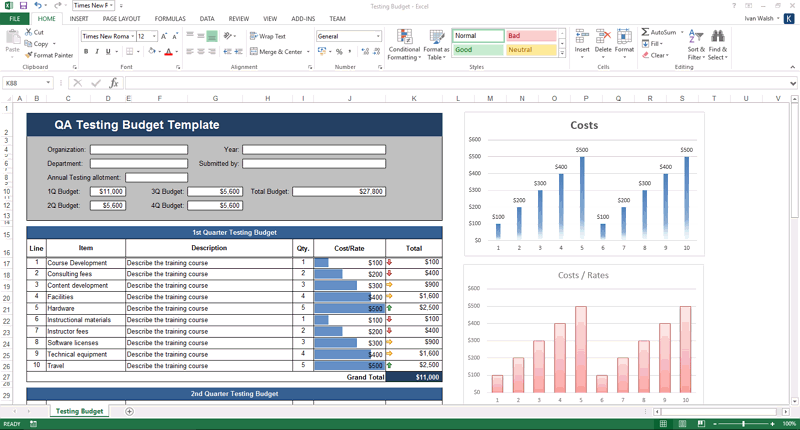 Software Testing Templates 50 MS Word + 40 Excel spreadsheets Templates, Forms, Checklists