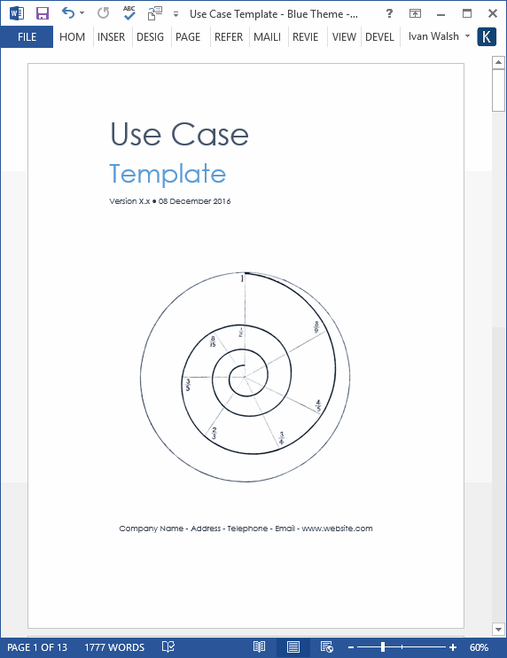 Use Case Template (MS Word+Visio) Templates, Forms, Checklists for MS