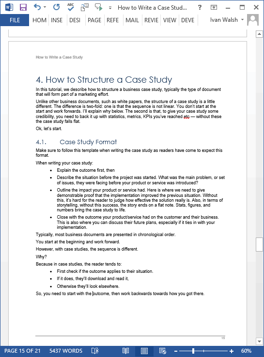Case Study Templates Construction theme Templates, Forms
