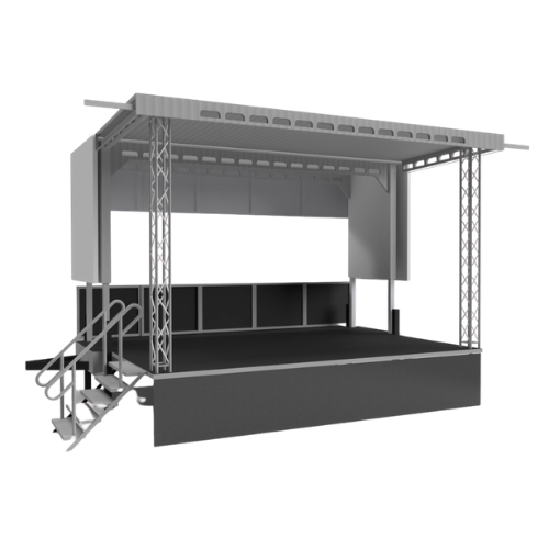 Stage Rental Modular Deck and Mobile Staging Klassic Sound & Stage