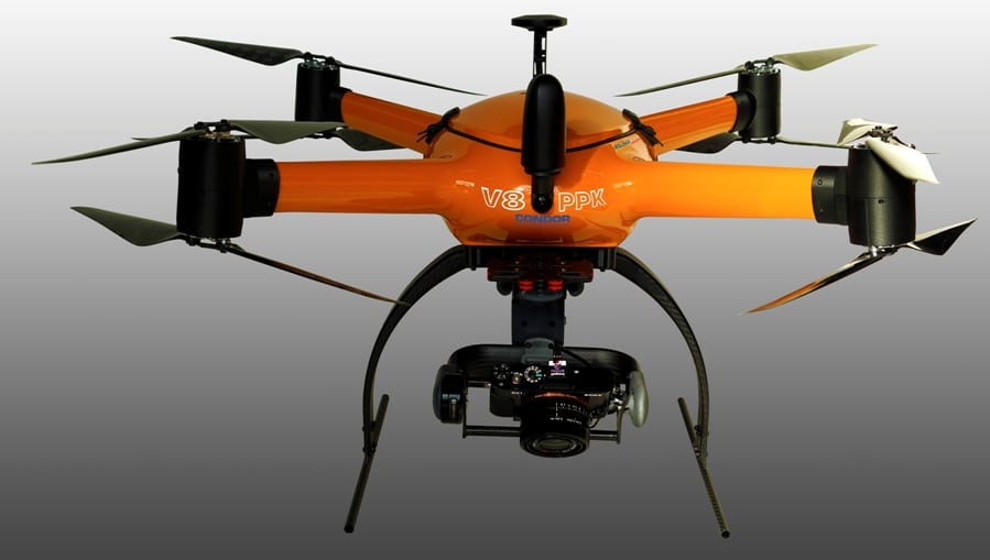 CONDOR V8PPK Mapping Drone with Integrated KlauPPK KlauGeomatics