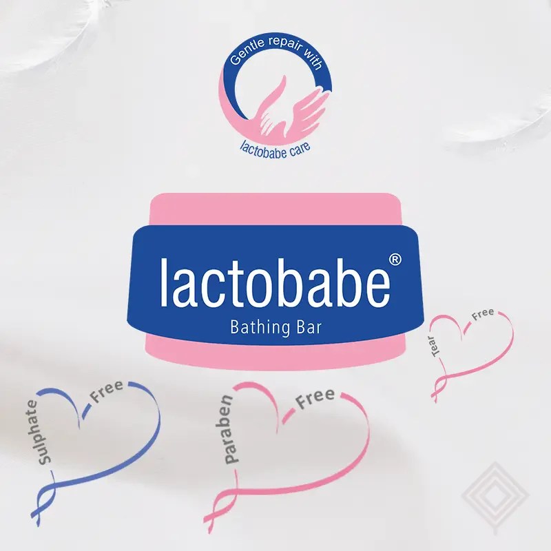 Lactobabe Syndet Moisturizing Baby Bathing Bar