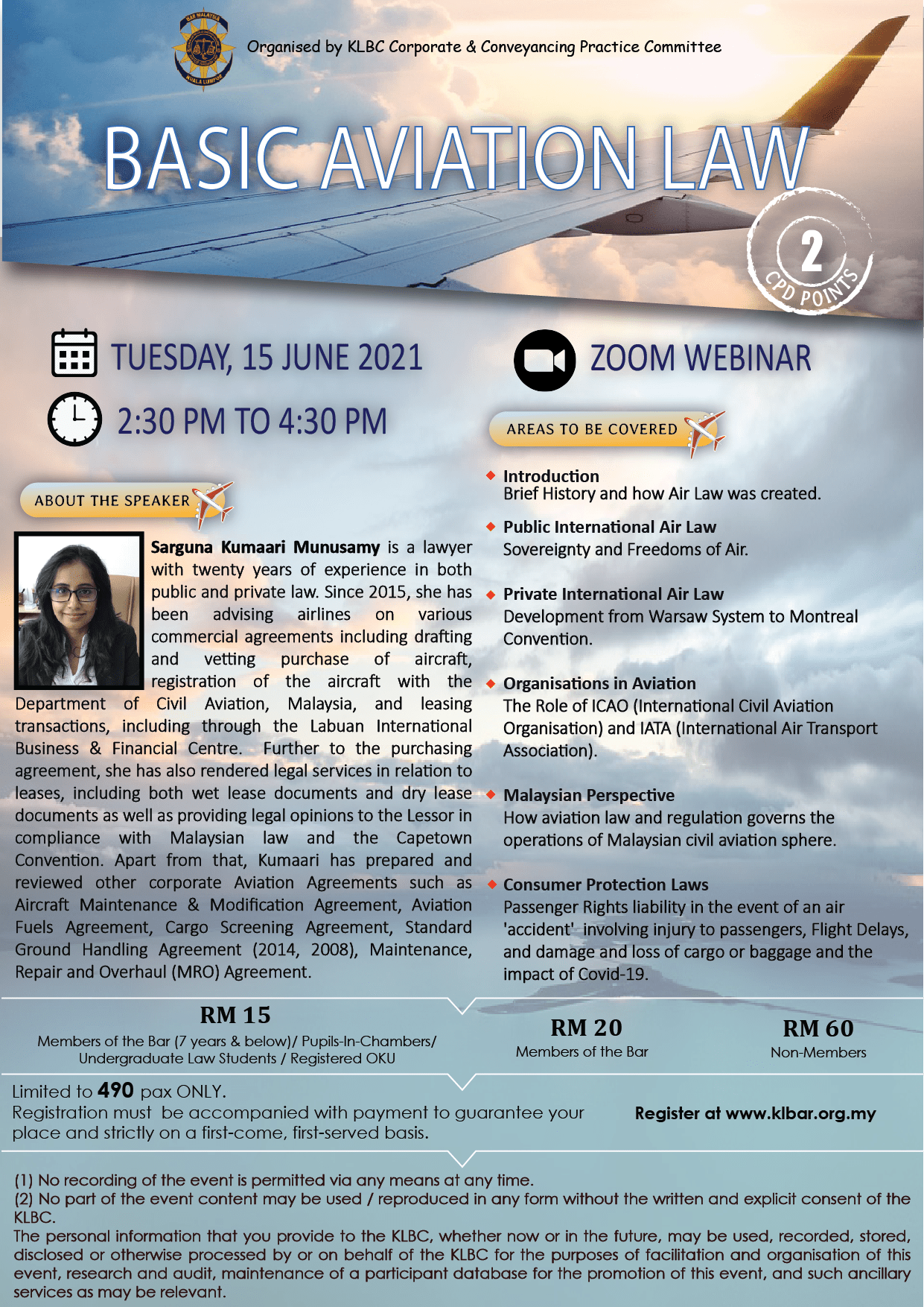 Basic Aviation Law On 15 June 2021 KL BAR