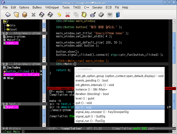 KLDPWiki Emacs Auto Completion Quick Note