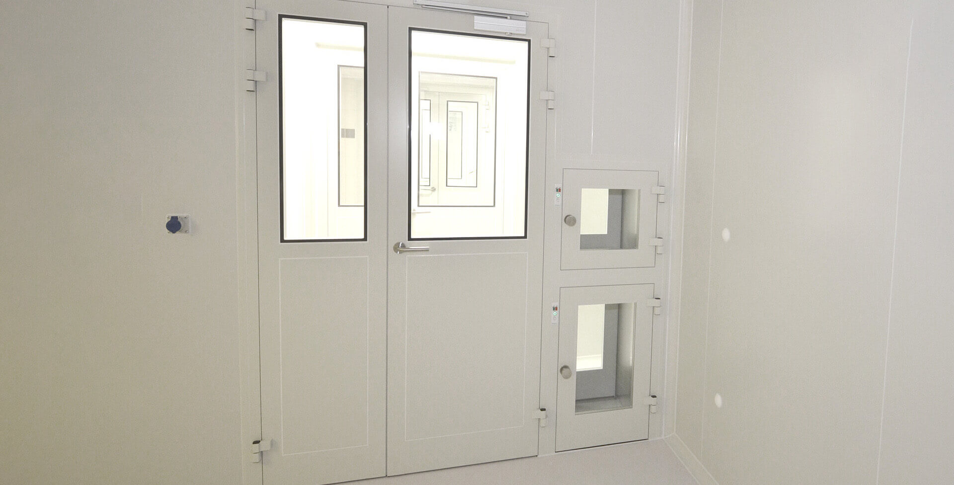 Fresher look and clear specs our clean room door landing page got