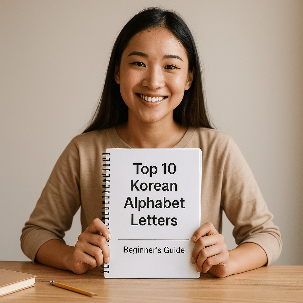 Korean Alphabet Letters Your Top Ten KLearn Hub