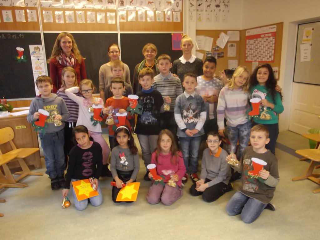 Adventsbesuch aus Neidenstein Kleine Spechte