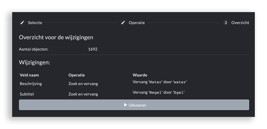 KLEKSI Bulk changes KLEKSI docs