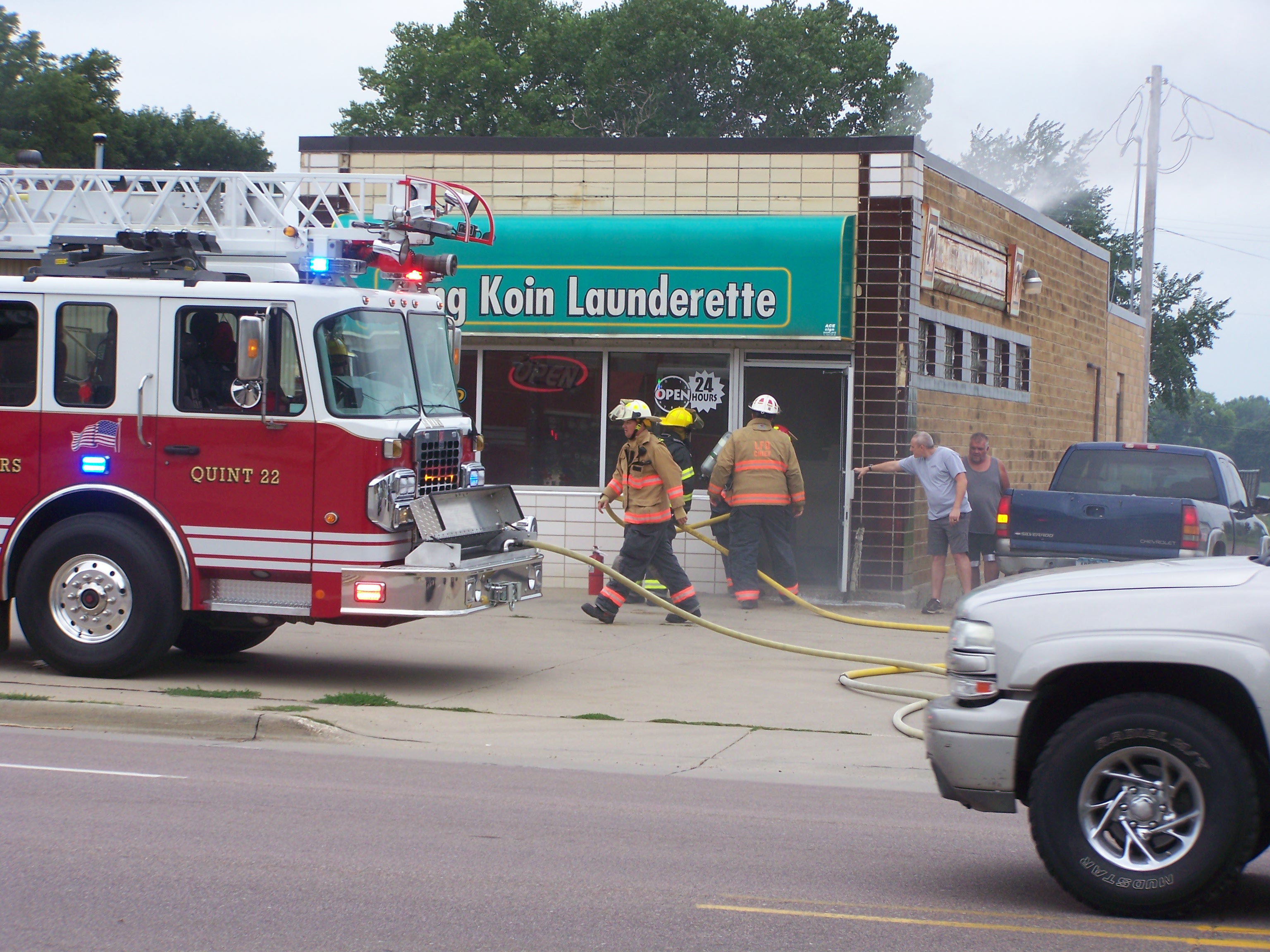 Firefighters Respond To Laundromat Fire KLEM 1410