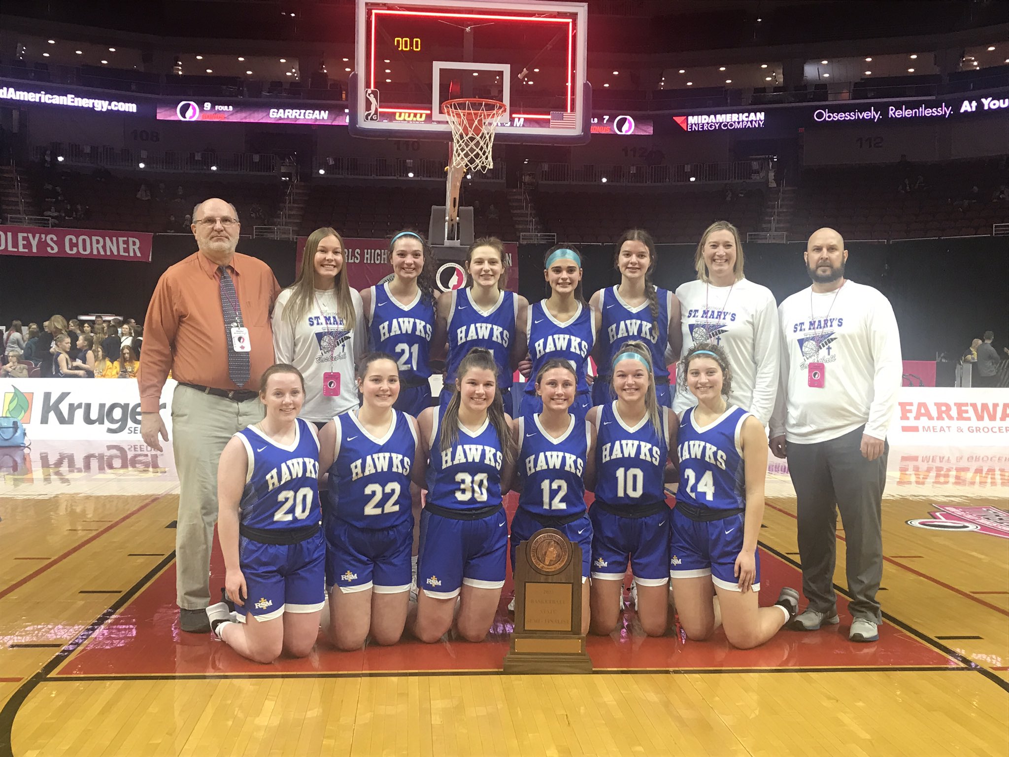 Remsen St. Mary's Girls Basketball Ends Historic Season in State