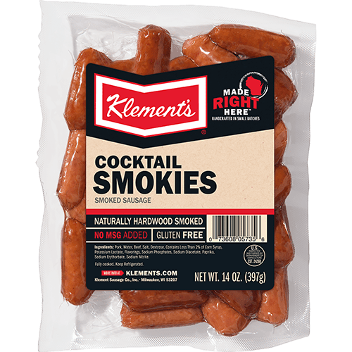 24 OZ Cocktail Smokies Klement's
