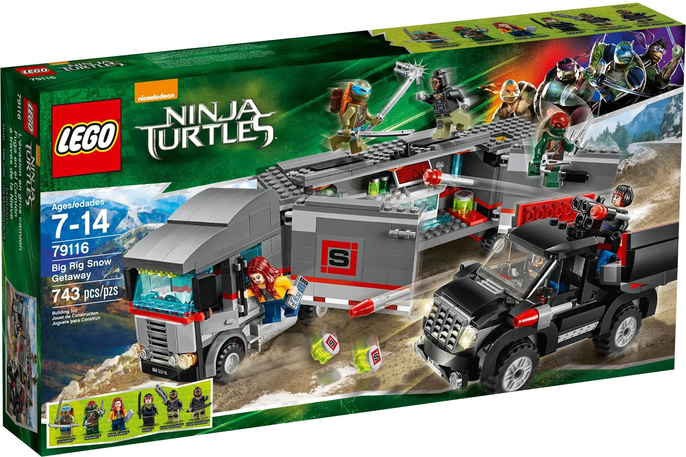 79116 LEGO® Teenage Mutant Ninja Turtles Big Rig Snow