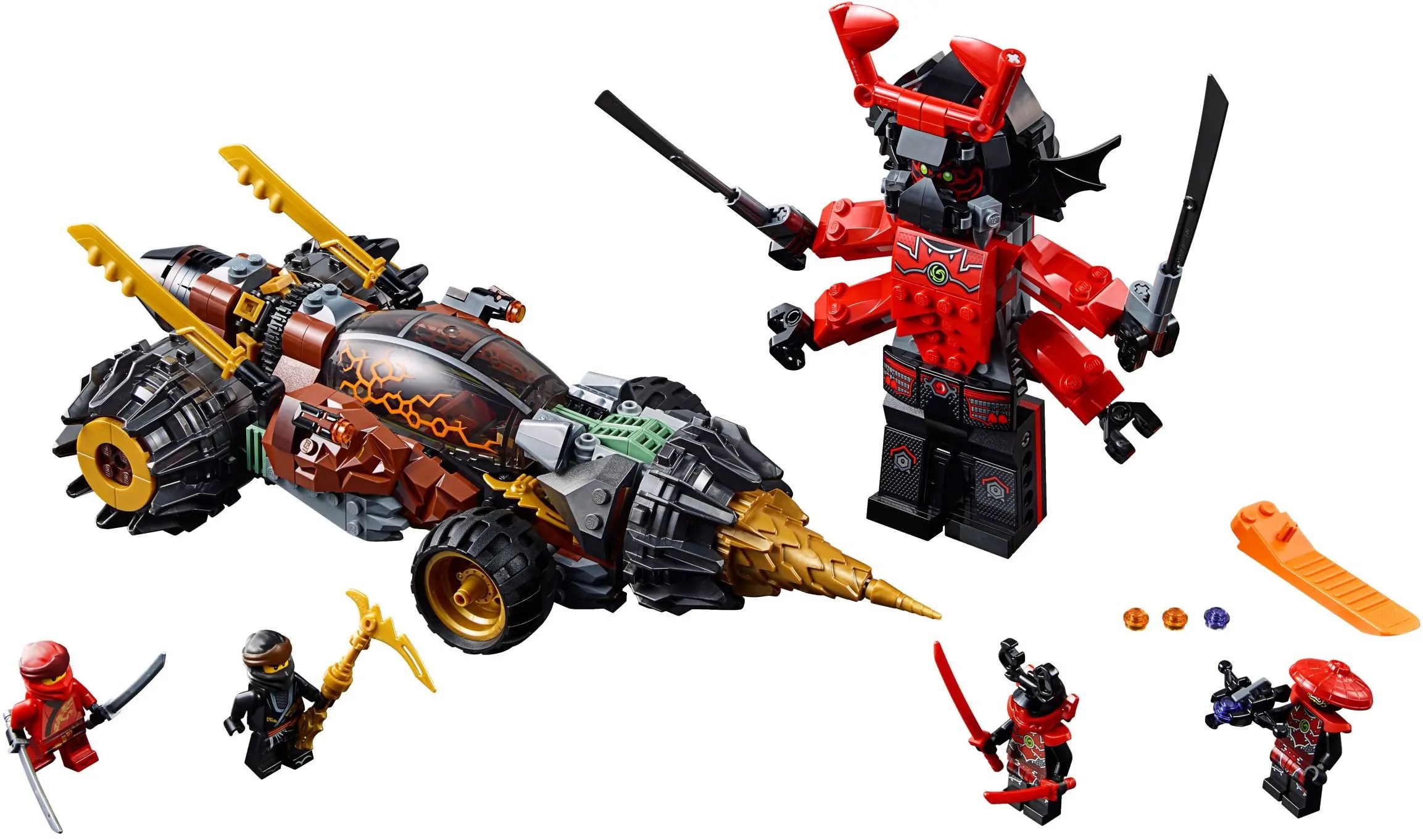 70669 LEGO® Ninjago Cole’s Earth Driller / Coles Powerbohrer Klickbricks