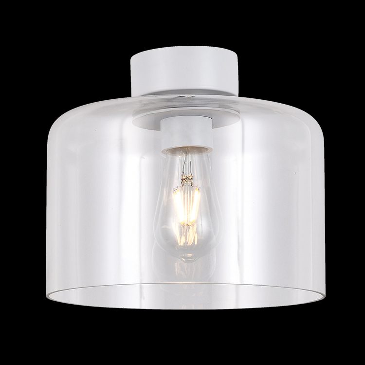 230v 60W Glass Drum Ceiling Light K.Light