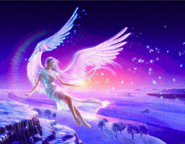 картинки с нарисованными ангелами