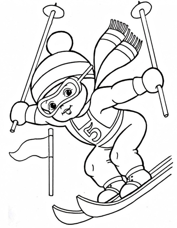 нарисовать рисунок виды спорта в школу