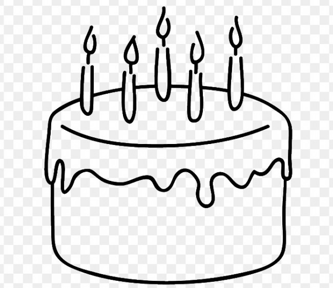 торт нарисованный картинки