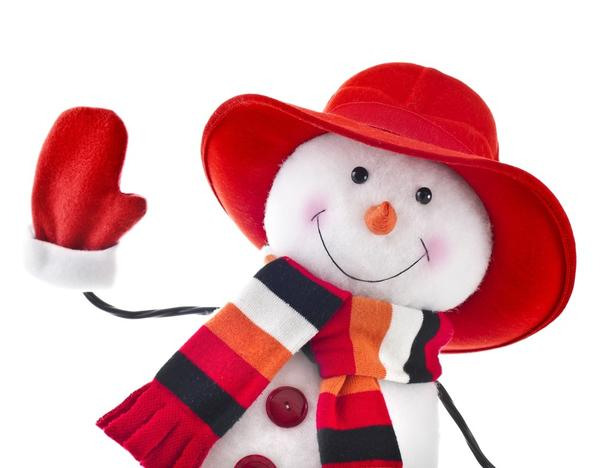 снеговик картинка нарисованная