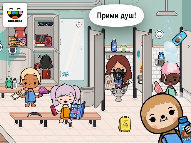 тока бока срисовать персонажа