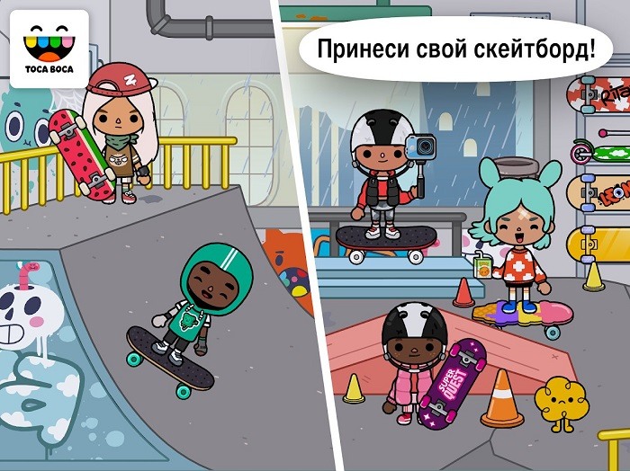 тока бока срисовать персонажа