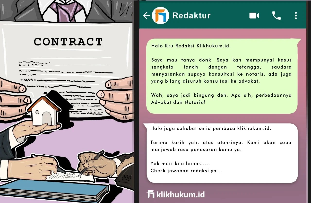 CURKUM #65 PERBEDAAN ADVOKAT DAN NOTARIS - Klikhukum