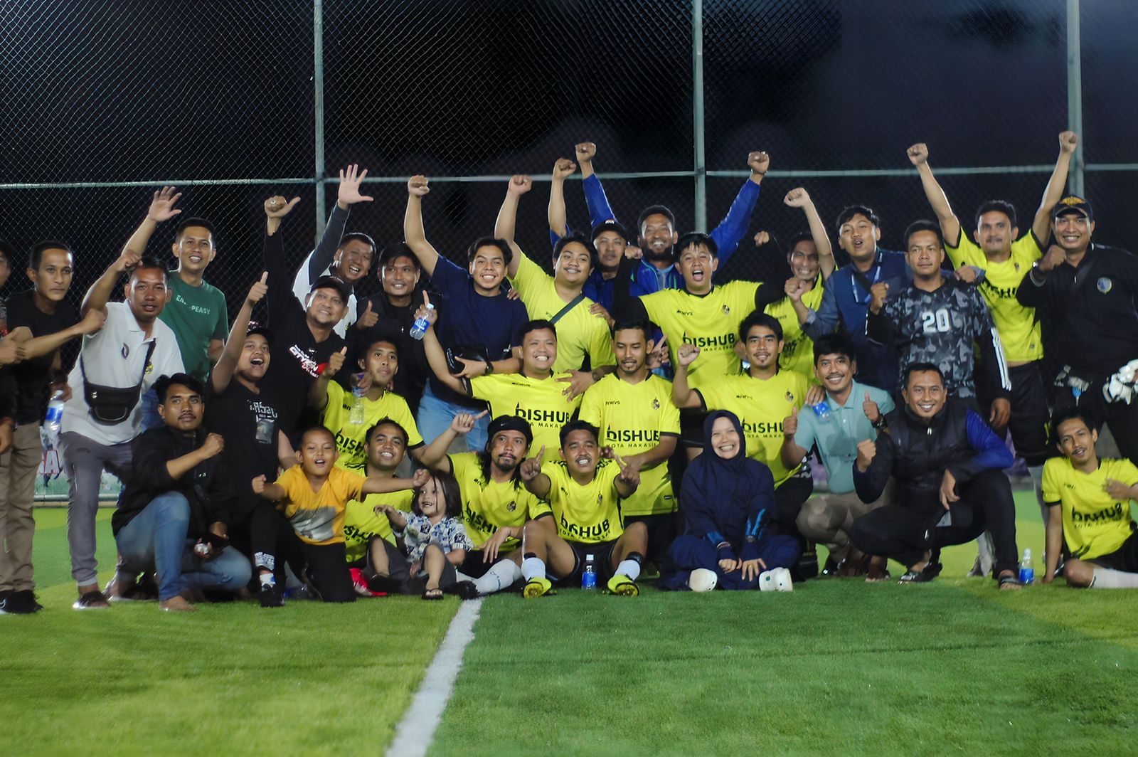 Meriahkan Porseni HUT Korpri ke52, Dishub Makassar Juara Lomba Mini