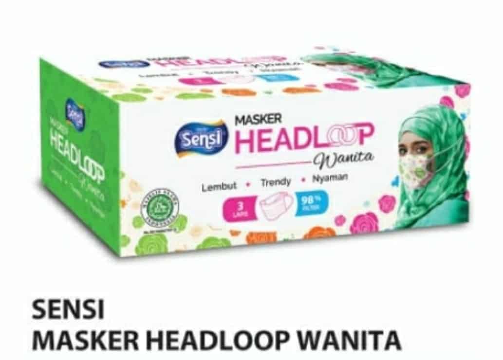 MASKER SENSI HEADLOOP WANITA KLIKTOBUY