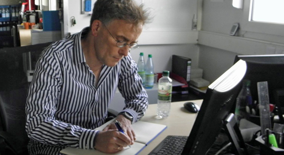 SWR1Moderator Hanns Lohmann besuchte Radio Klinikfunk Radio Klinikfunk