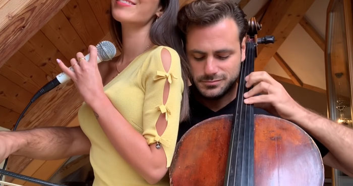 Hauser From 2Cellos Plays "My Heart Will Go On" Together