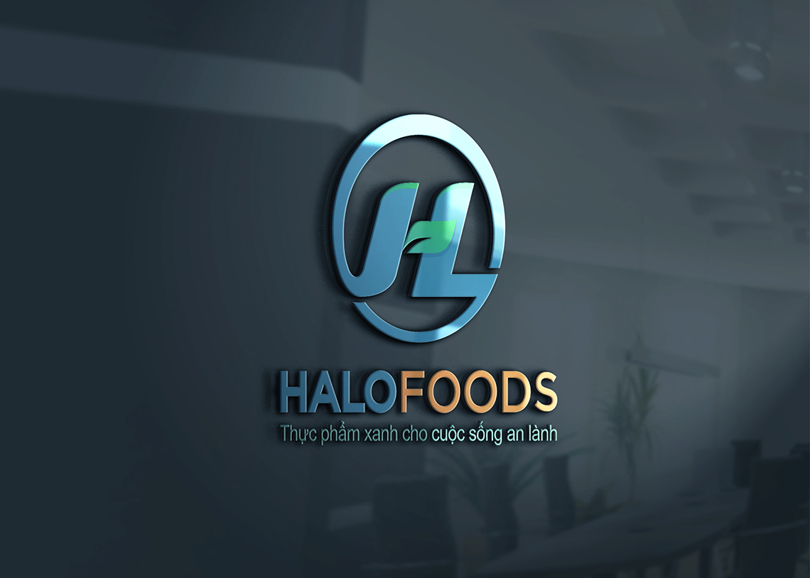 THIẾT KẾ LOGO CÔNG TY HALO FOODS