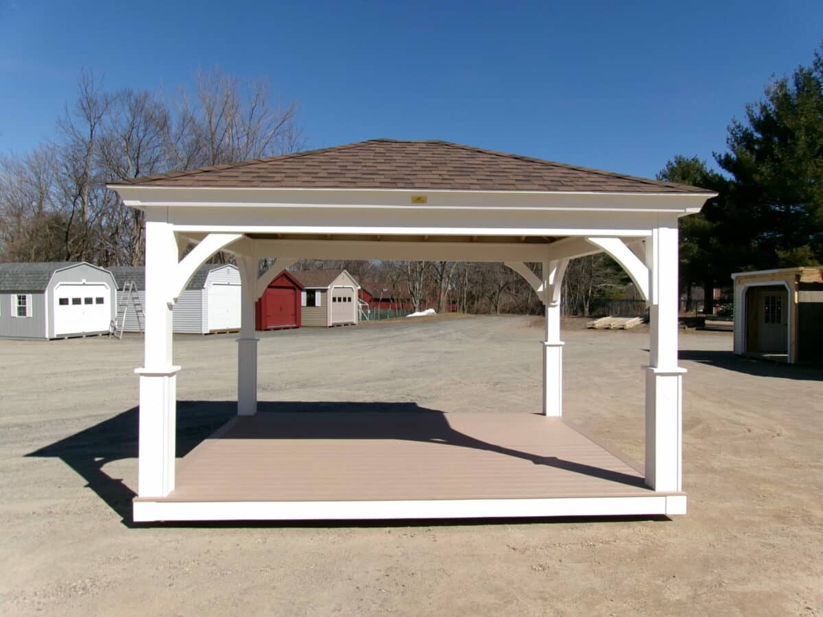 12' x 14' Vinyl Pavilion Gazebo 721 Sale CT, MA & RI Buy 12' x 14