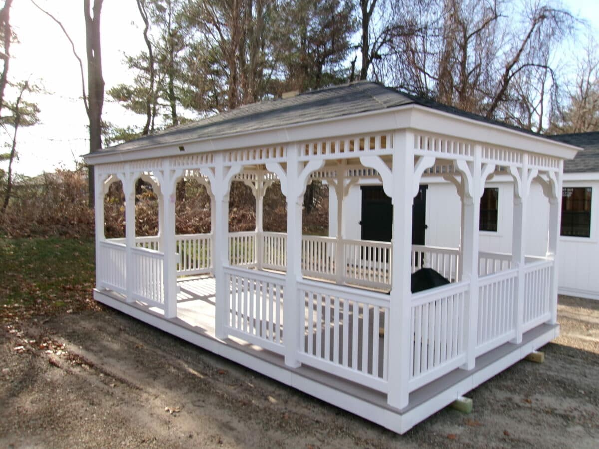 12' x 20' Vinyl Pavilion Gazebo 725 Sale CT, MA & RI Buy 12' x 20
