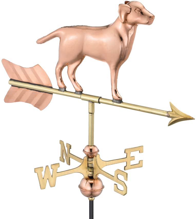 Cottage Size Labrador Weathervane Sale CT, MA & RI Buy Cottage Size