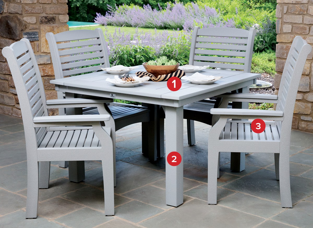 Weather Resistant Patio Furniture Outdoor Dining Sets