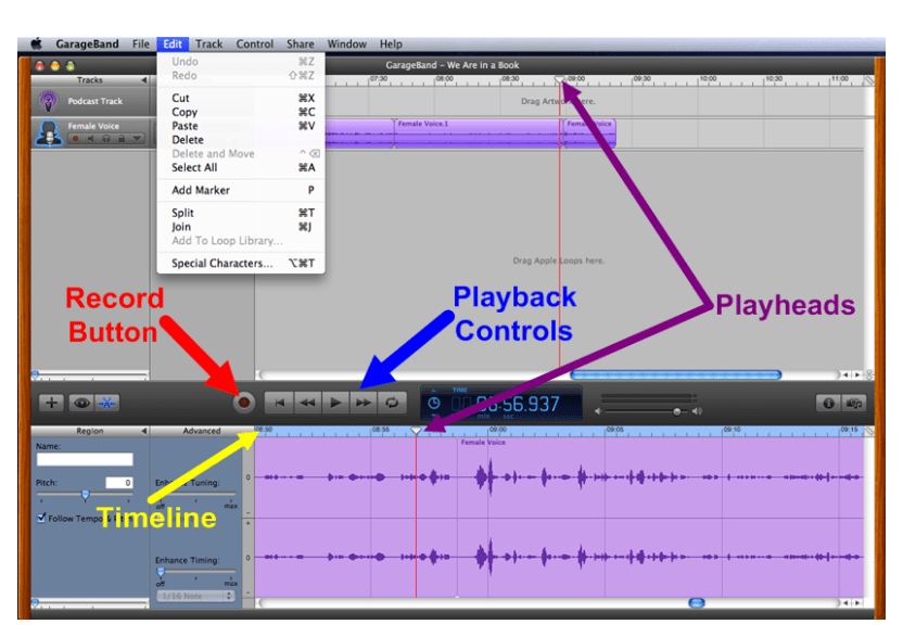 Using GarageBand to Create a Podcast Listening Library