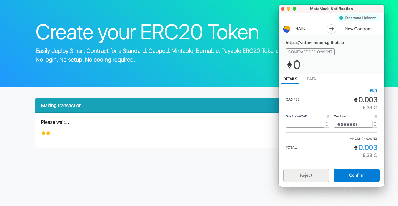 How to create ERC20 Token Token Generator