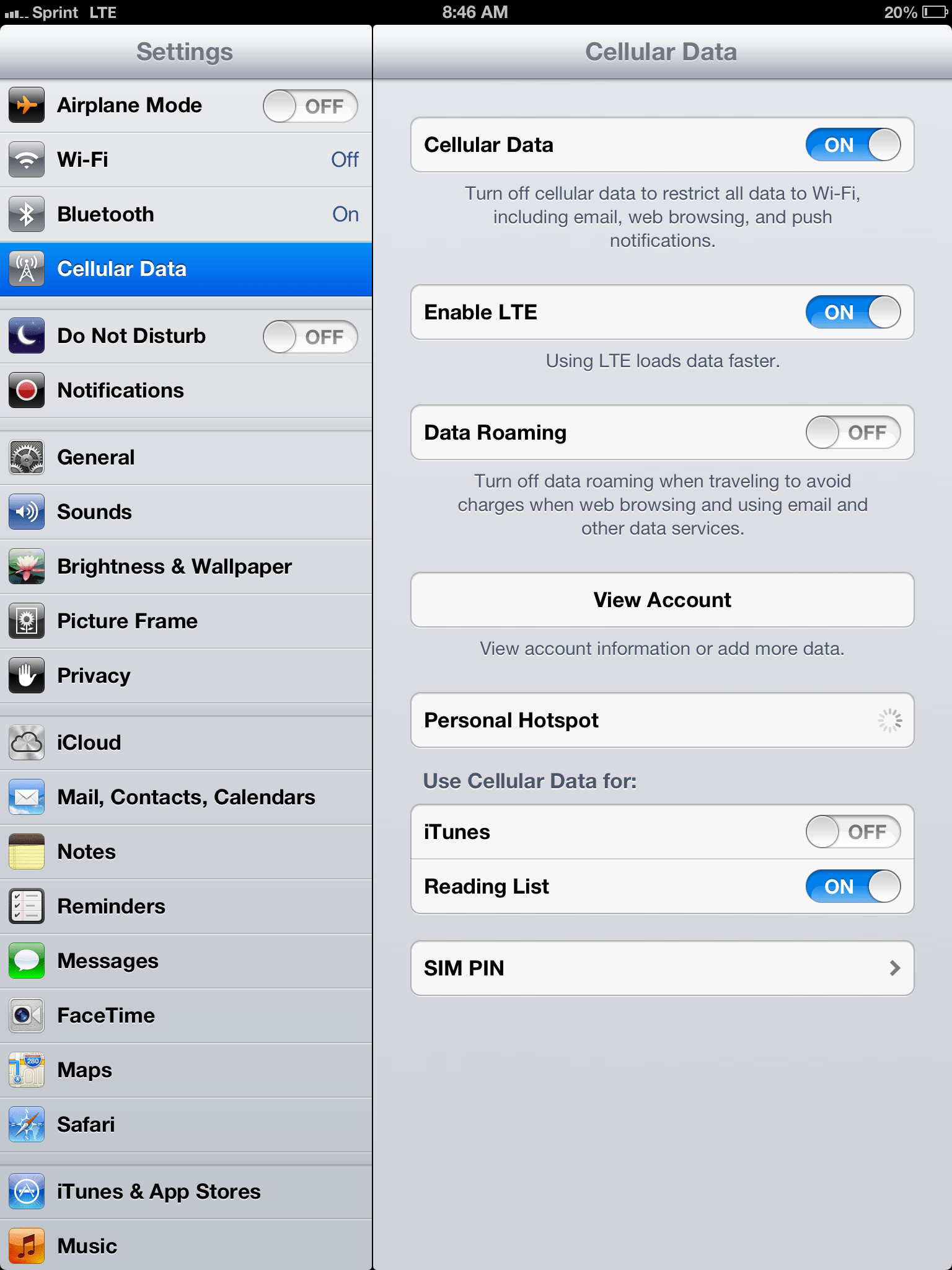 Sprint How to set up a new cellular data account on iPad Apple Support