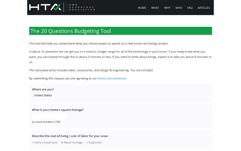 Interior Design Fee Calculator