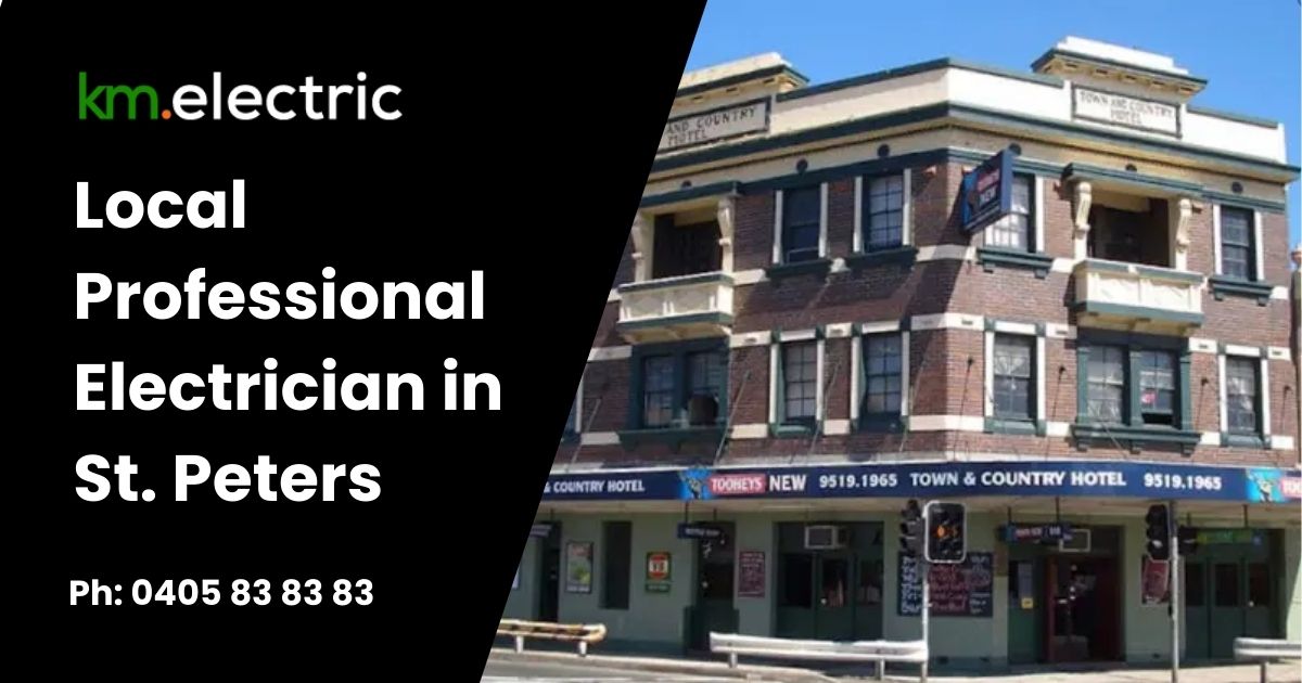 Electrician St. Peters Call 24/7 0405 83 83 83