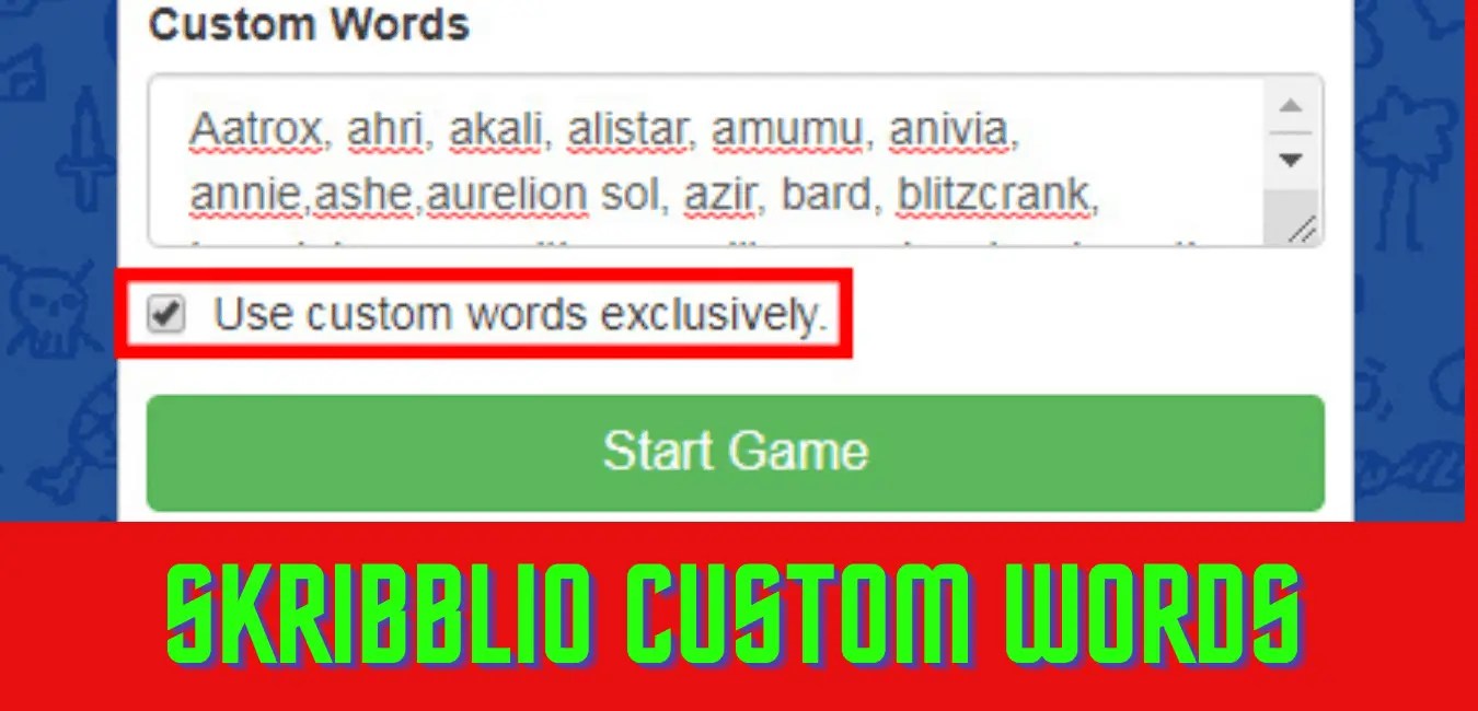 Skribbl.io Custom Words Pokemon, Overwatch + More!
