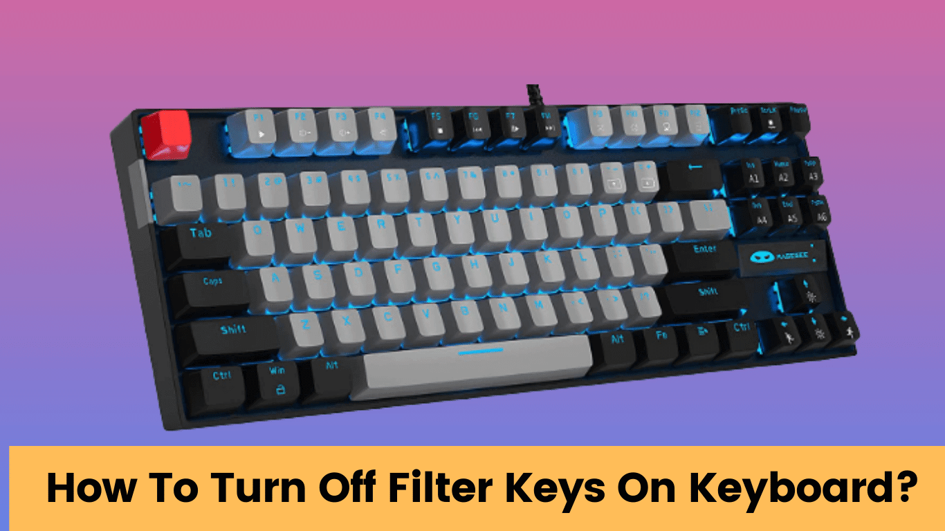 How To Turn Off Filter Keys On Keyboard? KMG
