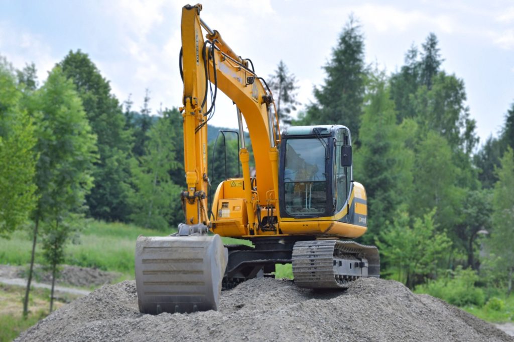 heavy excavator Kintner Modular Homes