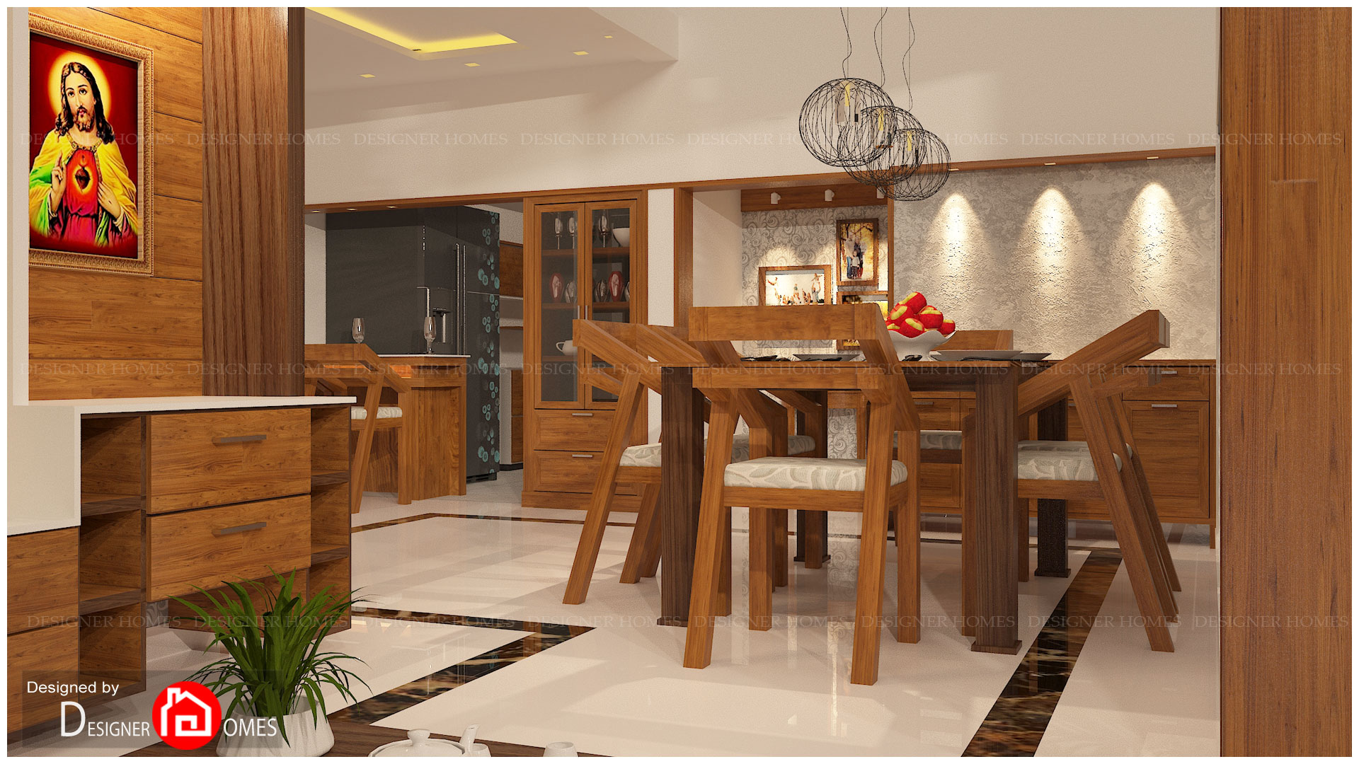 Dining room design ideas Kerala Model Home Plans