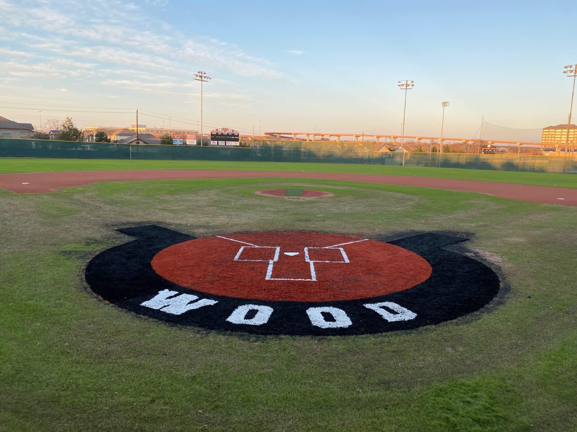 Westwood High School Baseball Home Plate KMI Sports Construction