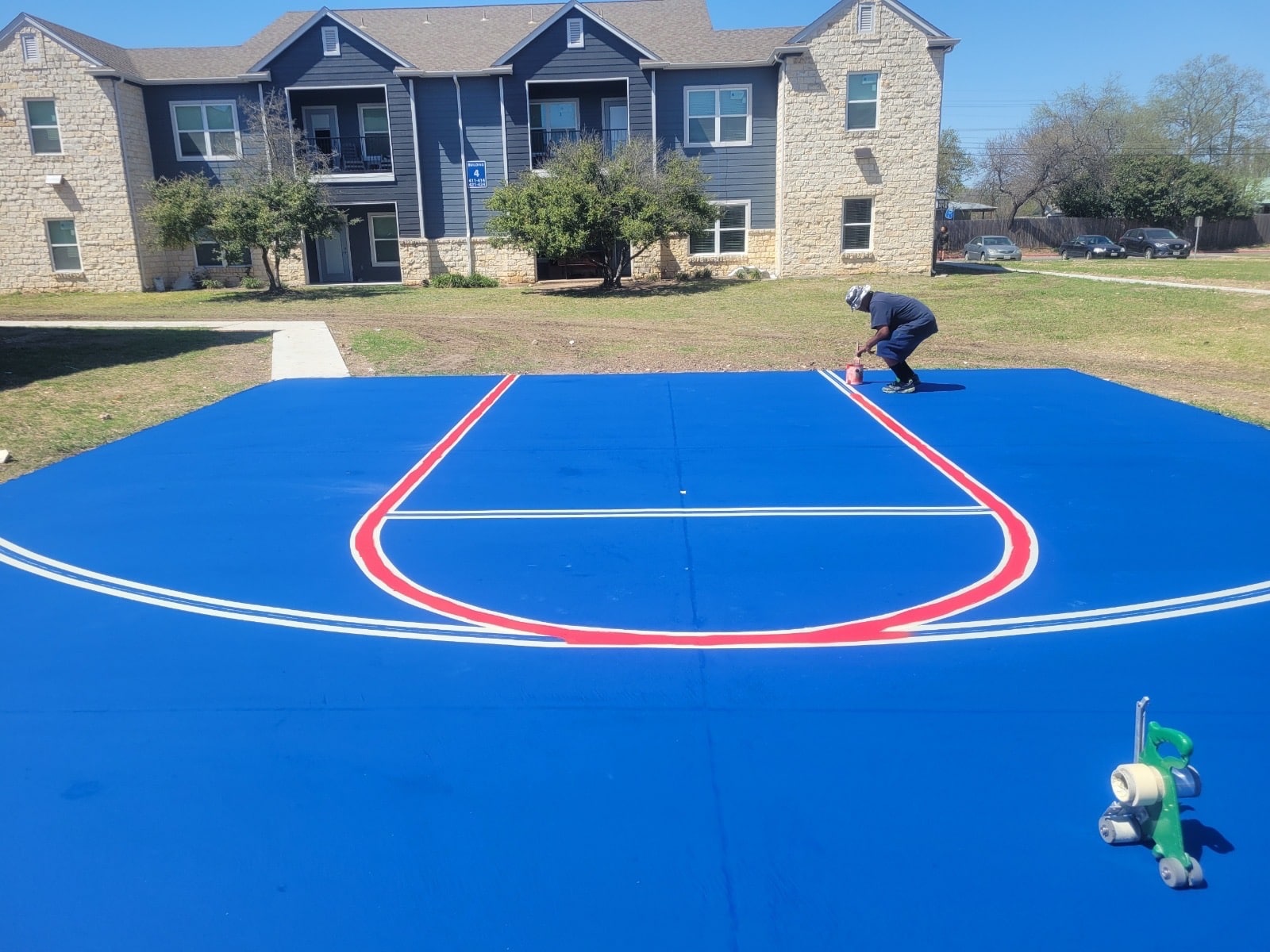 Basketball Court Paint KMI Sports Construction