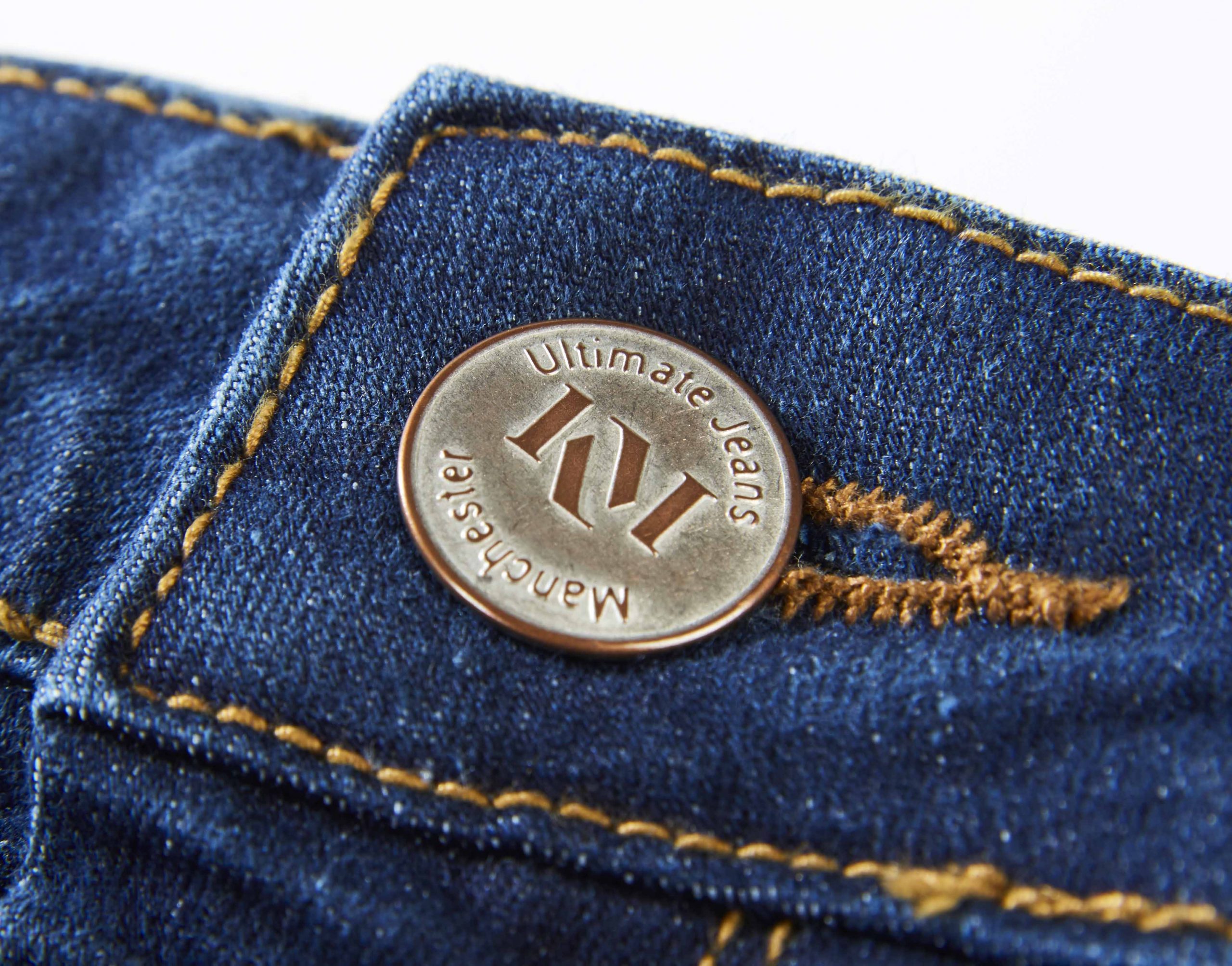 KM ladies high waist skinny jeans Dark Bluekneecut KM Jeans