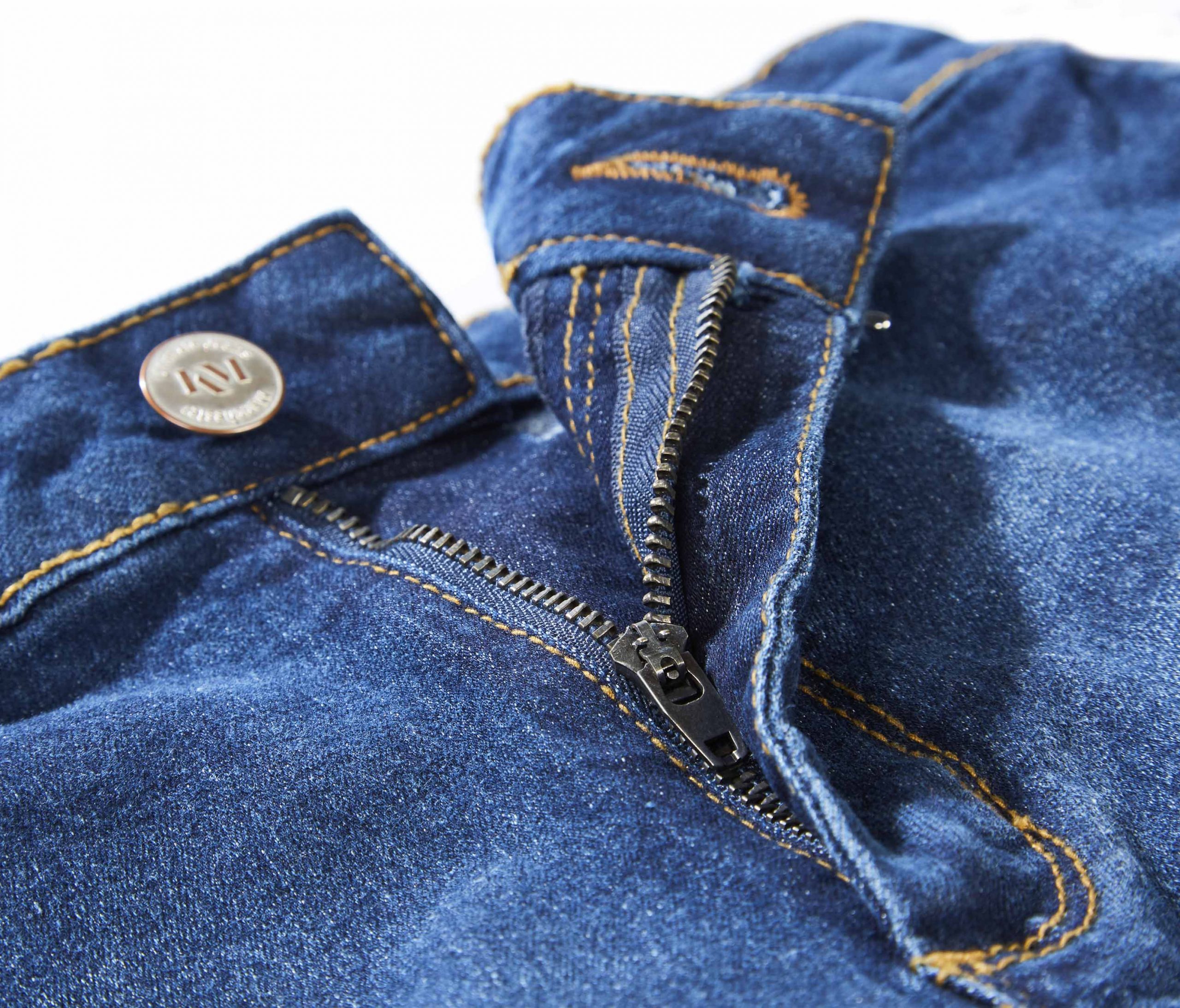 KM ladies high waist skinny jeans Mid Blue KM Jeans