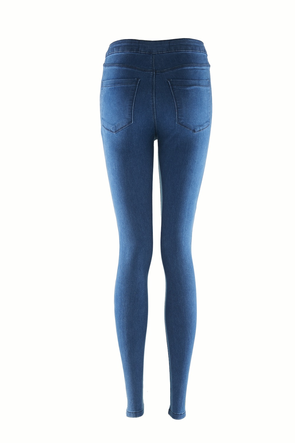 KM ladies high waist skinny jeans Mid Blue KM Jeans