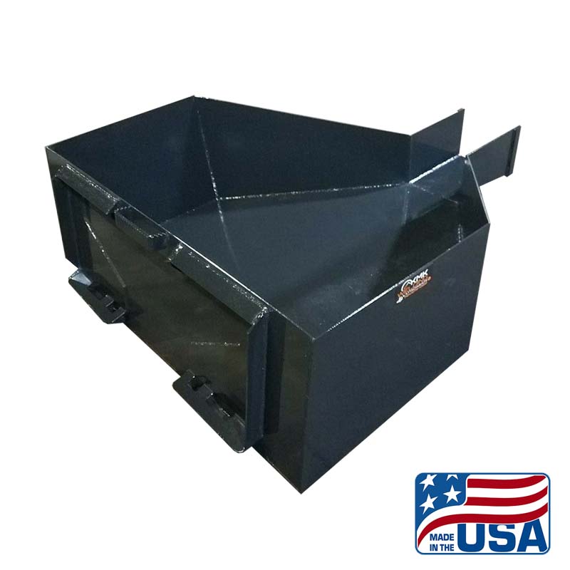 3/4 Yard Capacity Skid Steer Concrete Bucket with Quick Attach KMK