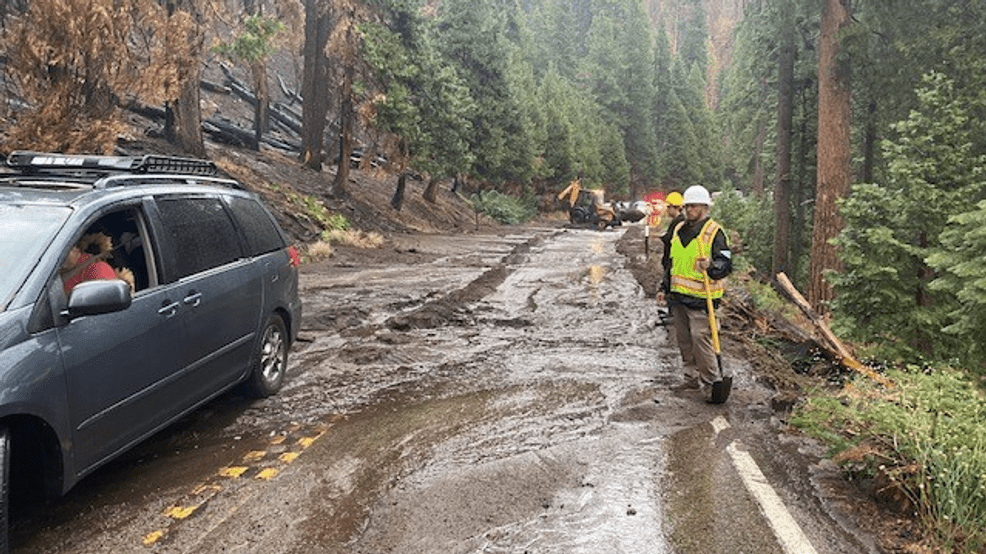 Mudslide forces closure of Generals Highway in Sequoia and Kings Canyon